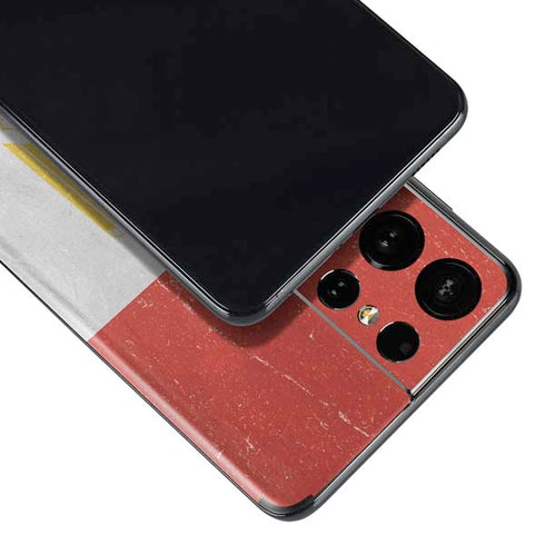 Egyptian Flag Distressed Galaxy S21 Ultra 5G Skin